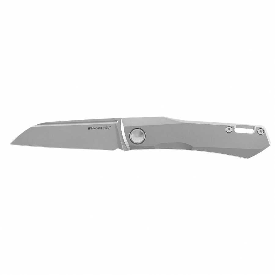 Solis Lite satin titanium folding knife