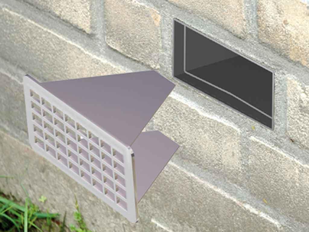 Gap grid stainless steel 5 x10,5 cm stall for livestock pest control