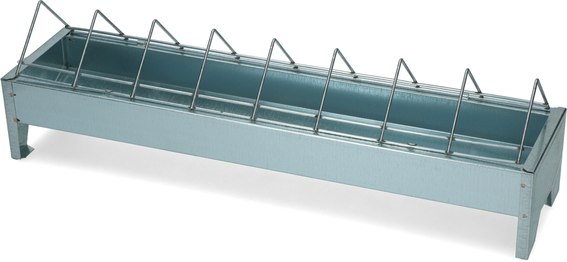 Poultry feeder 50 cm galvanized metal