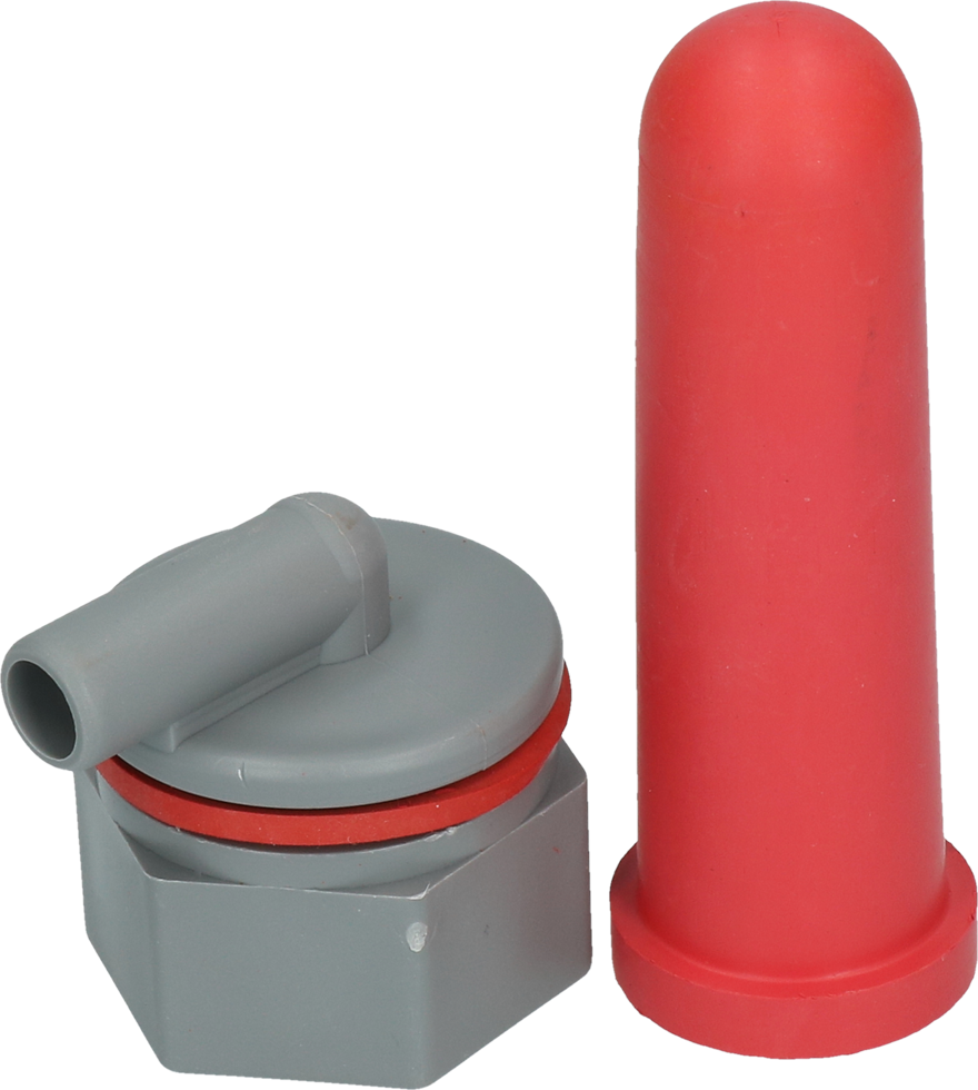 Calf feeding bucket teat with separate lock, standard, cattle calf rearing