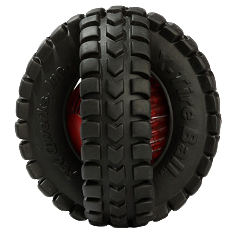 Tire shaped dog ball 12cm