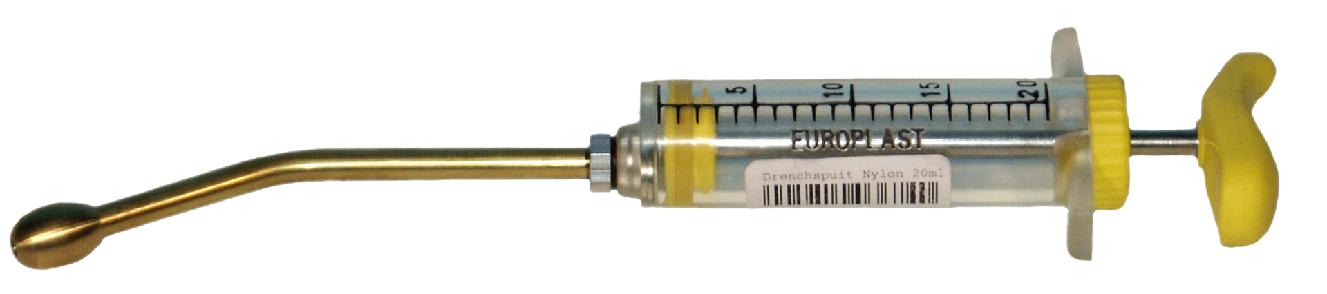 Drenching Syringe Nylon 20 ml + mouthpiece
