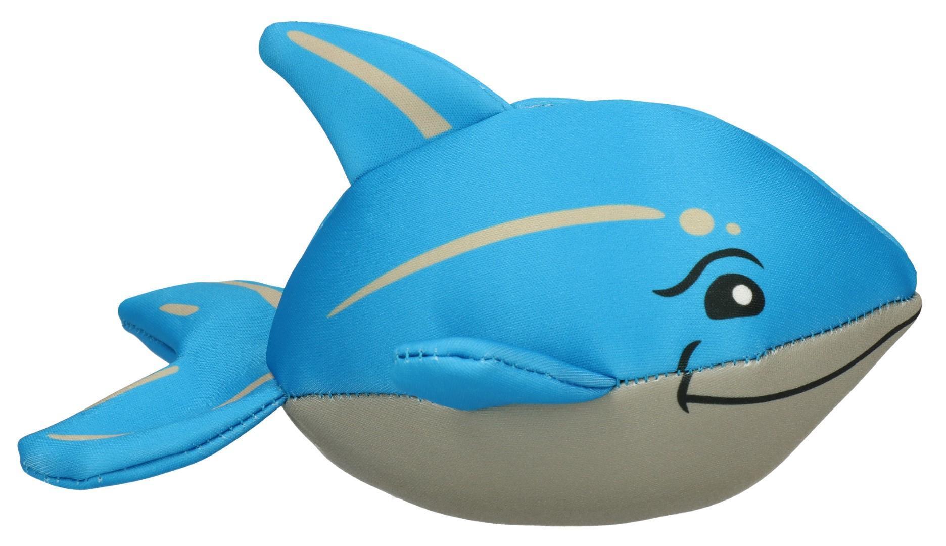 Swimming dolphin dog toy