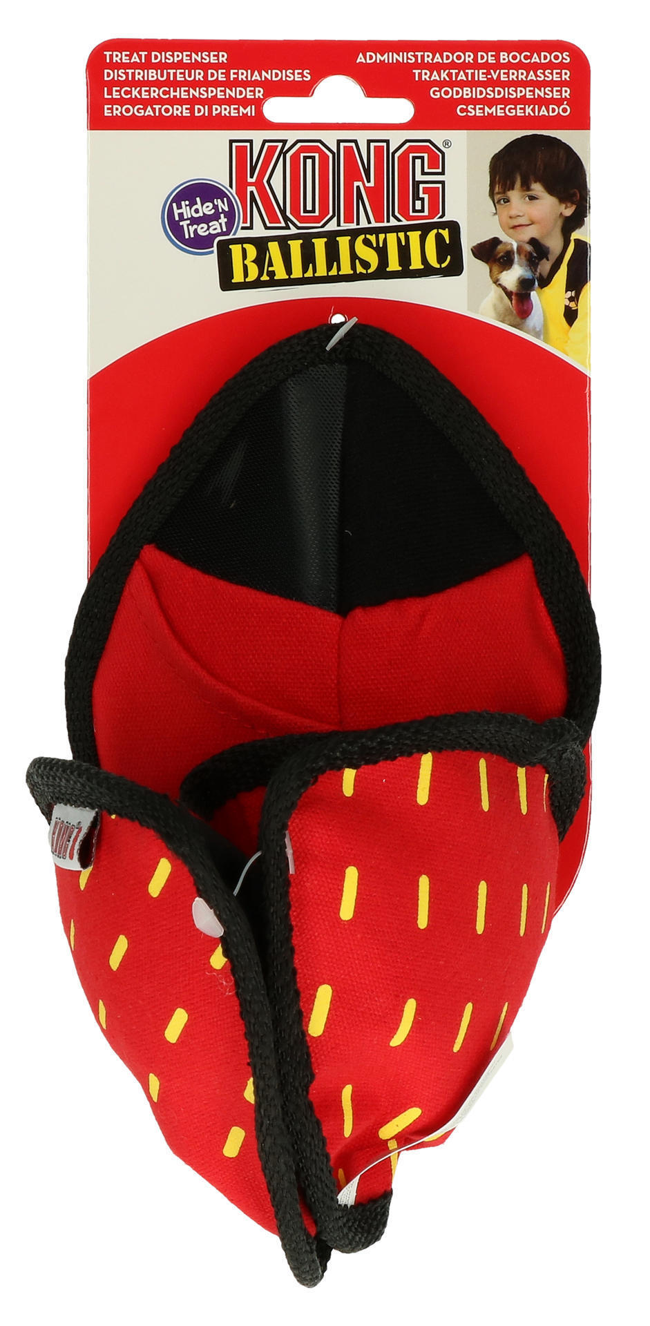 Ballistic toy made of durable material selected medium dog toy