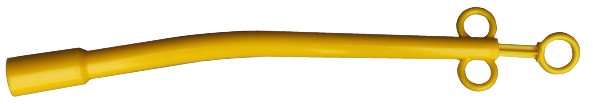 Bolus applicator yellow plastic bolus inserter