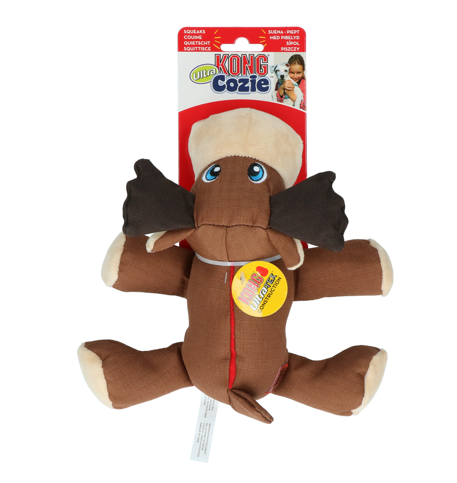 Cozie moose medium plush dog toy