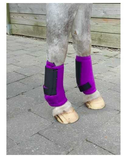 221  Tendon protection boots neoprene 3-in-1  black minishetland horse foot protection