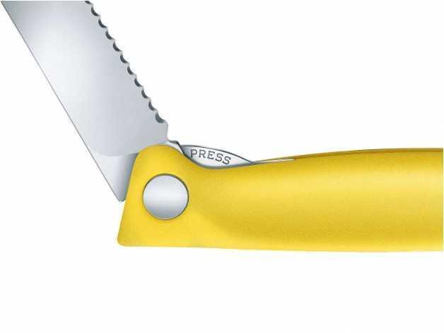 Swiss Classic serrated folding knife 6.7836.F8B