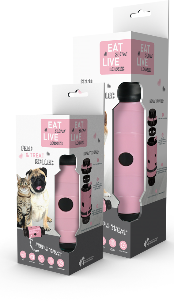 Slow feeding toy for dog and cat