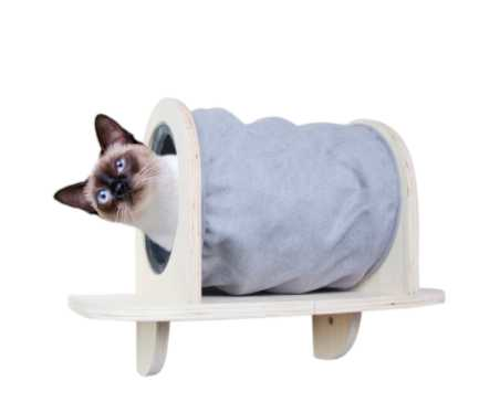 Cat toy wall tunnel