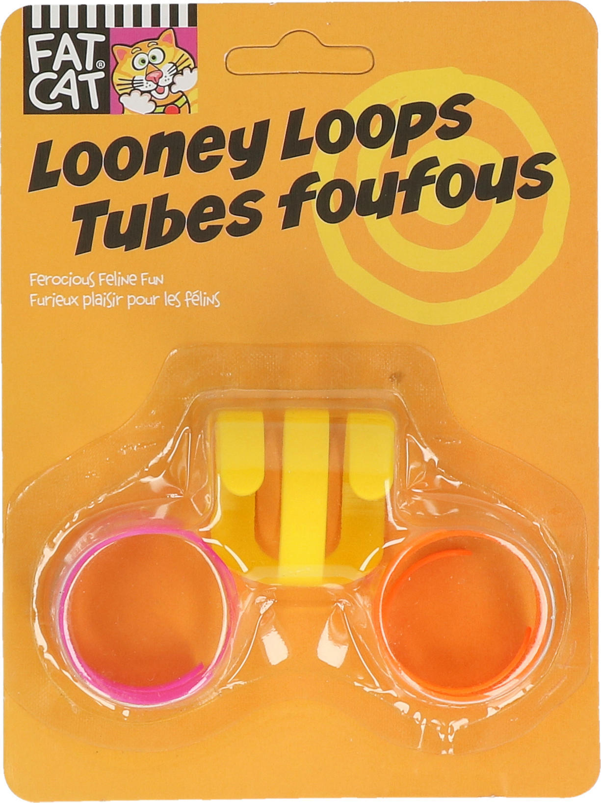 Doskocil Looney Loops 3 colour cat toy