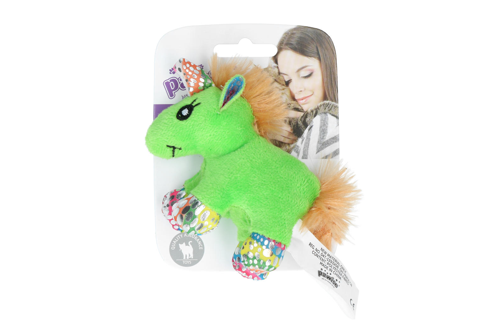 Meow meow unicorn feathered cat toy