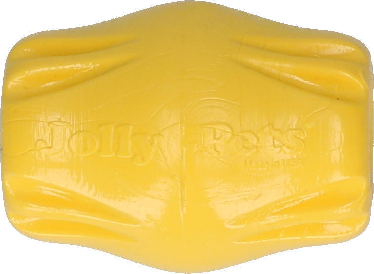 Flex-n-Chew oval chew toy yellow small dog toy