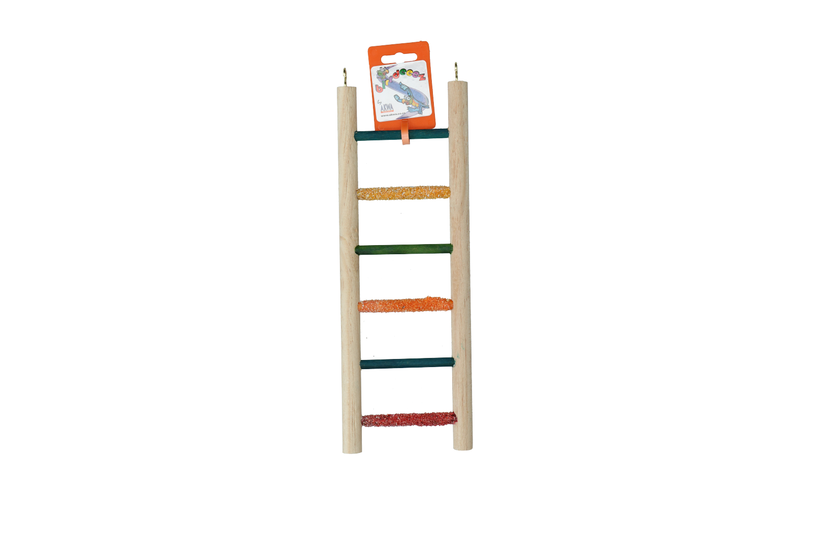 Cockatiel Ladder 6 steps wooden parrot ladder
