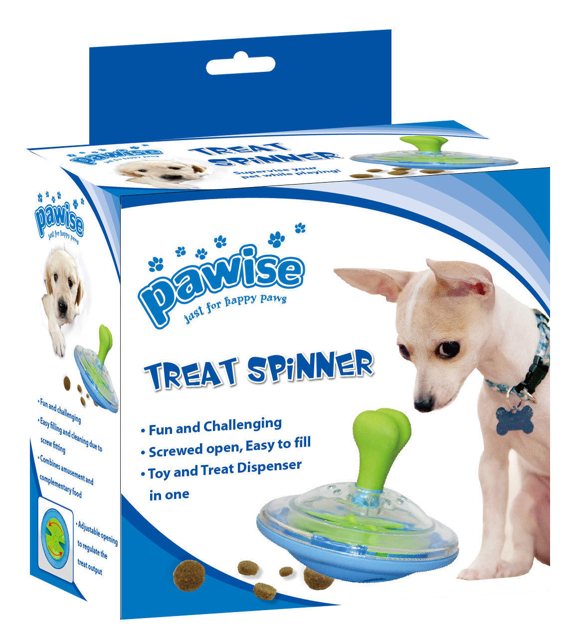 Treat Spinner feeding toy 14 cm dog toy