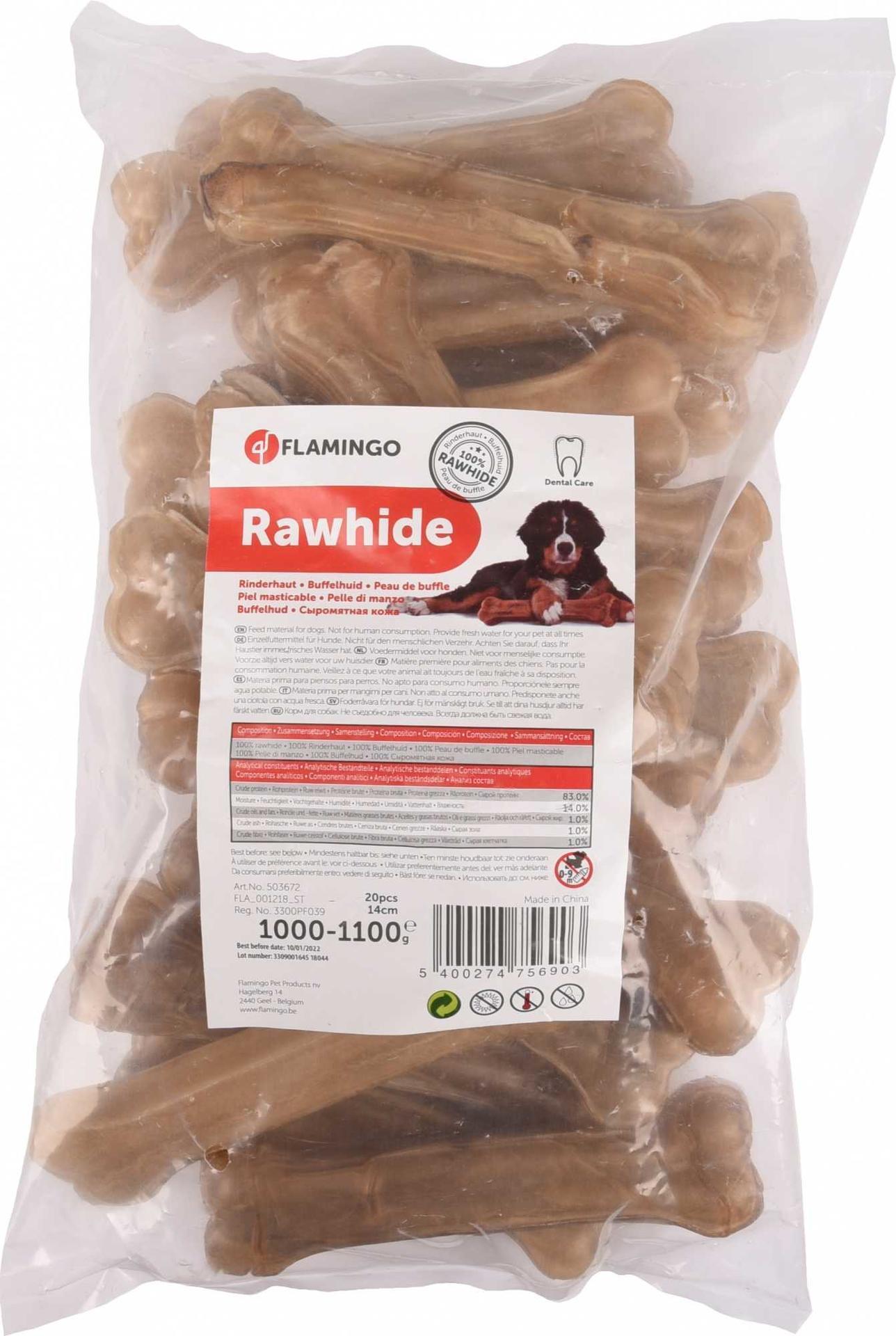 Dog reward bite pressed bone 20pcs 14 cm snack