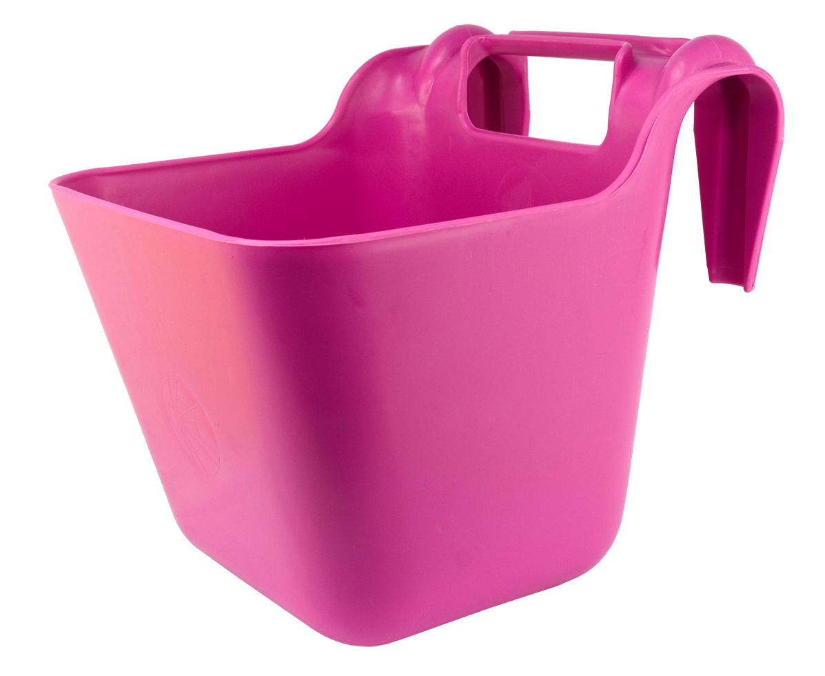 feed trough with hooks green 14 l