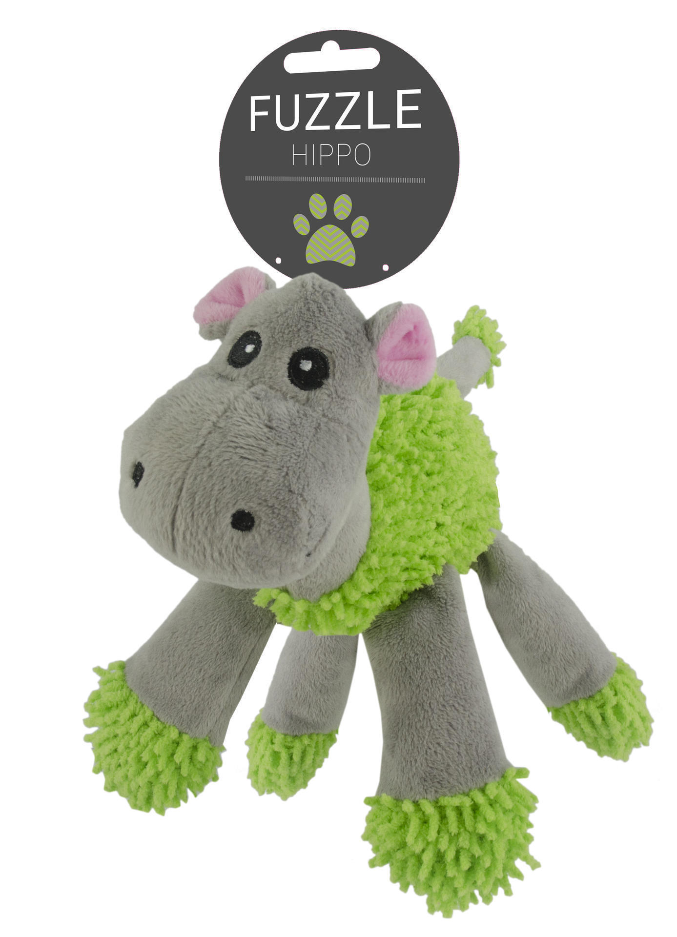 hippo soft material with 5 beepers dog toy