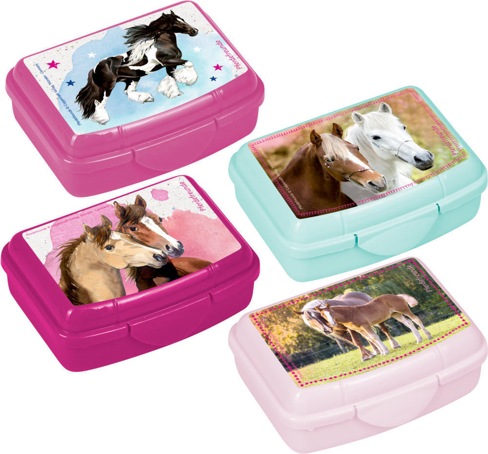 P-53 Lunch storage box Horse Friends horse gift