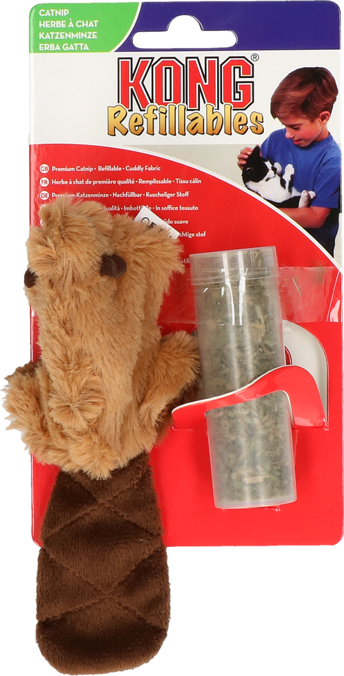 Cat refillable cat root beaver plush cat toy