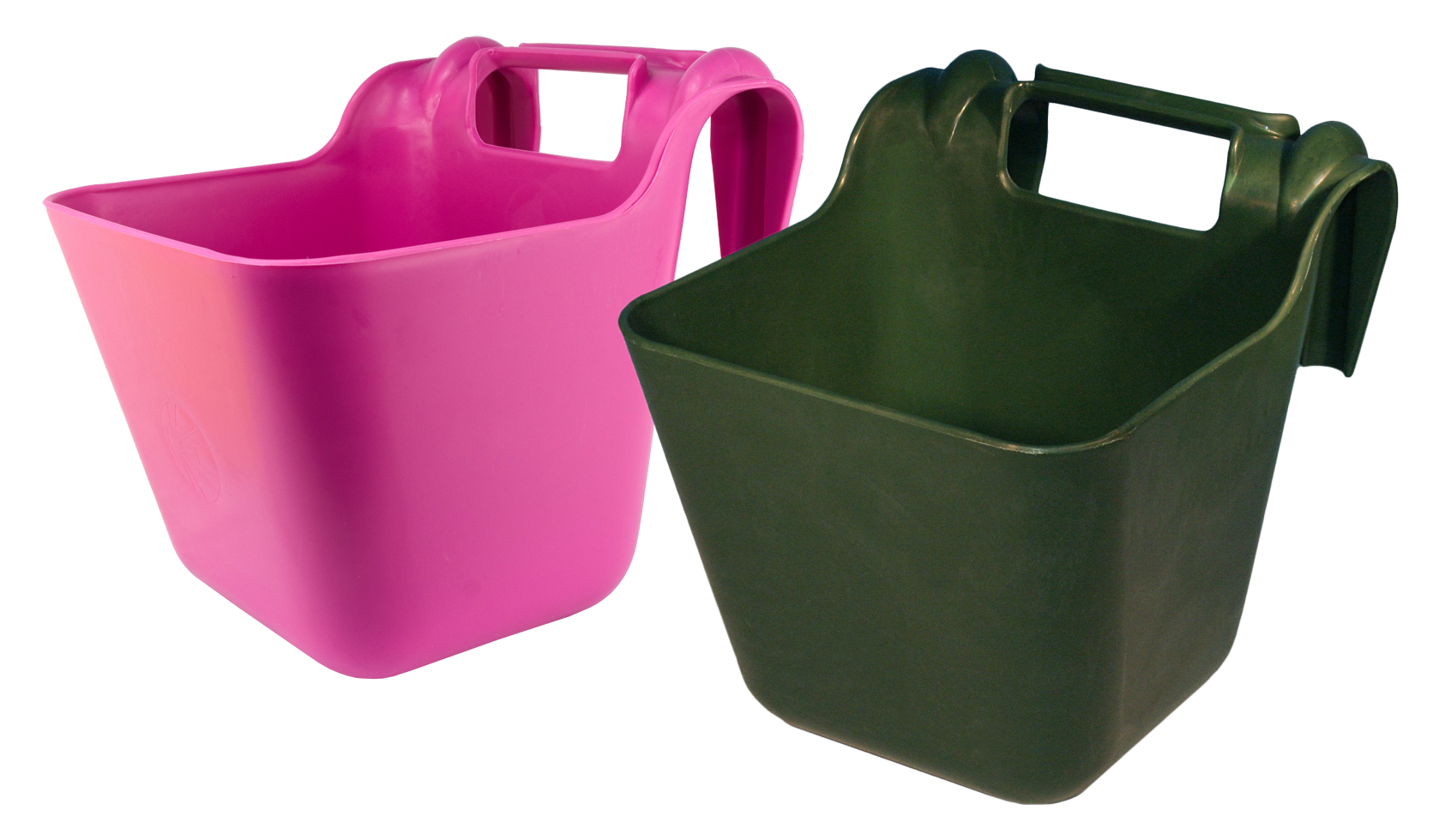 feed trough with hooks green 14 l