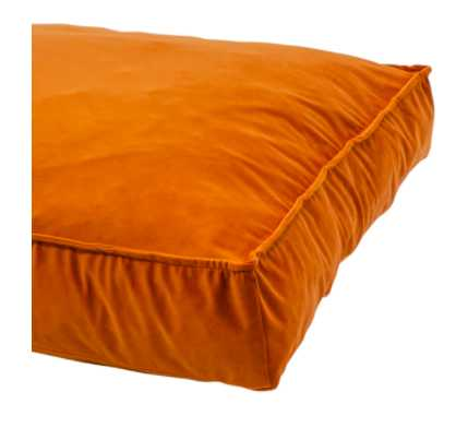 Velour bed pillow for dogs S