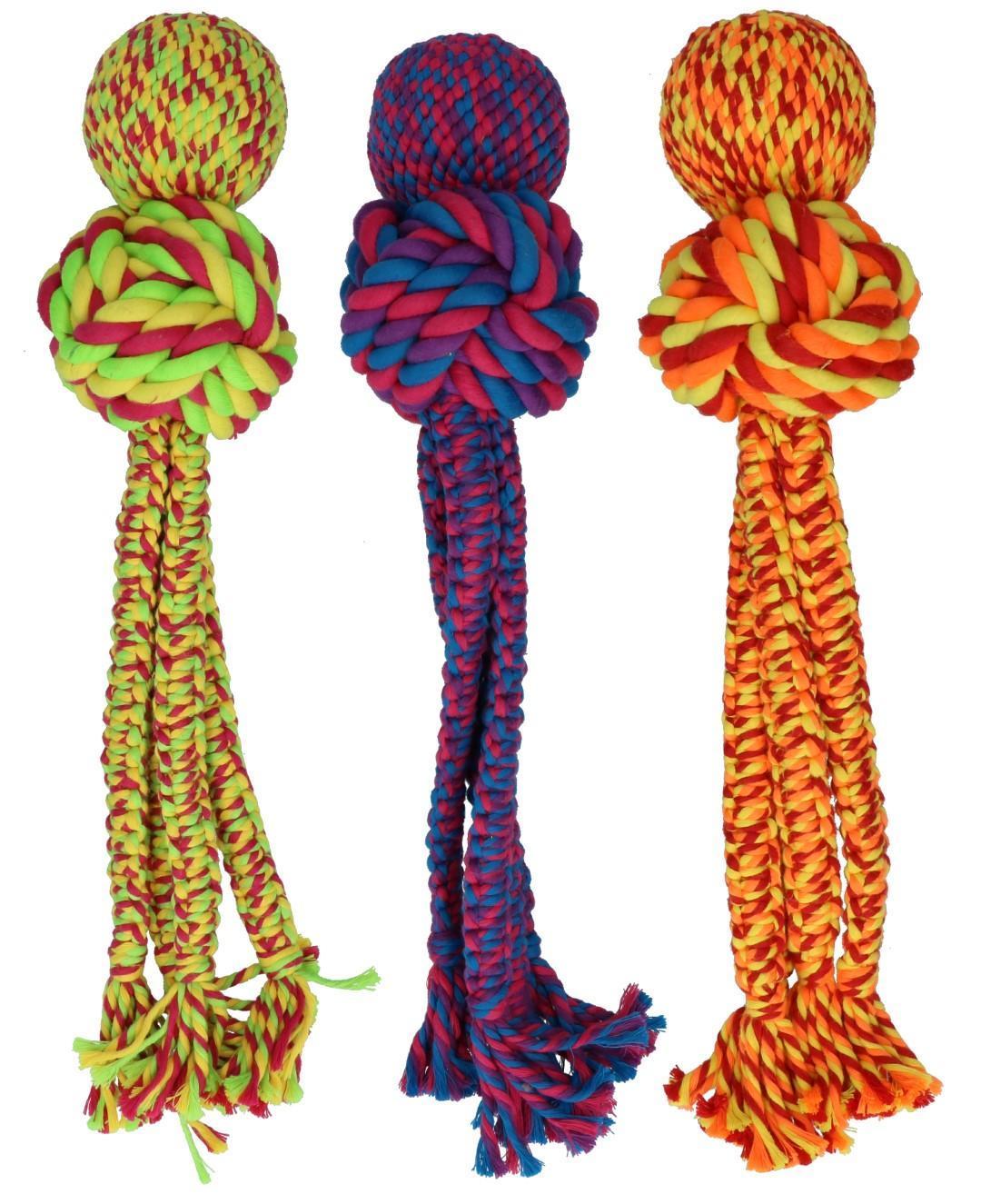 Wubba beeping rope toy XL dog toy ropes
