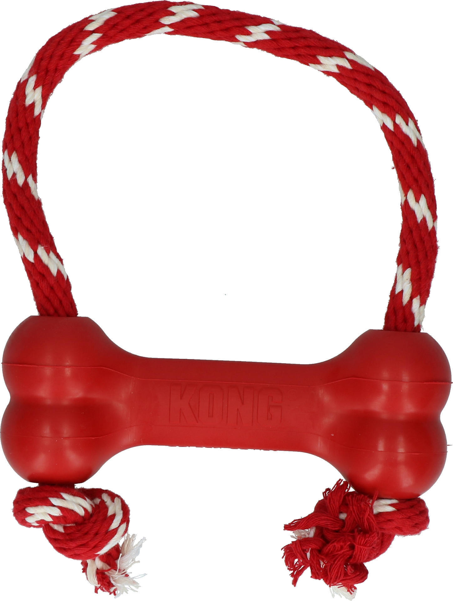Goodie bone with rope M dog toy chew toy