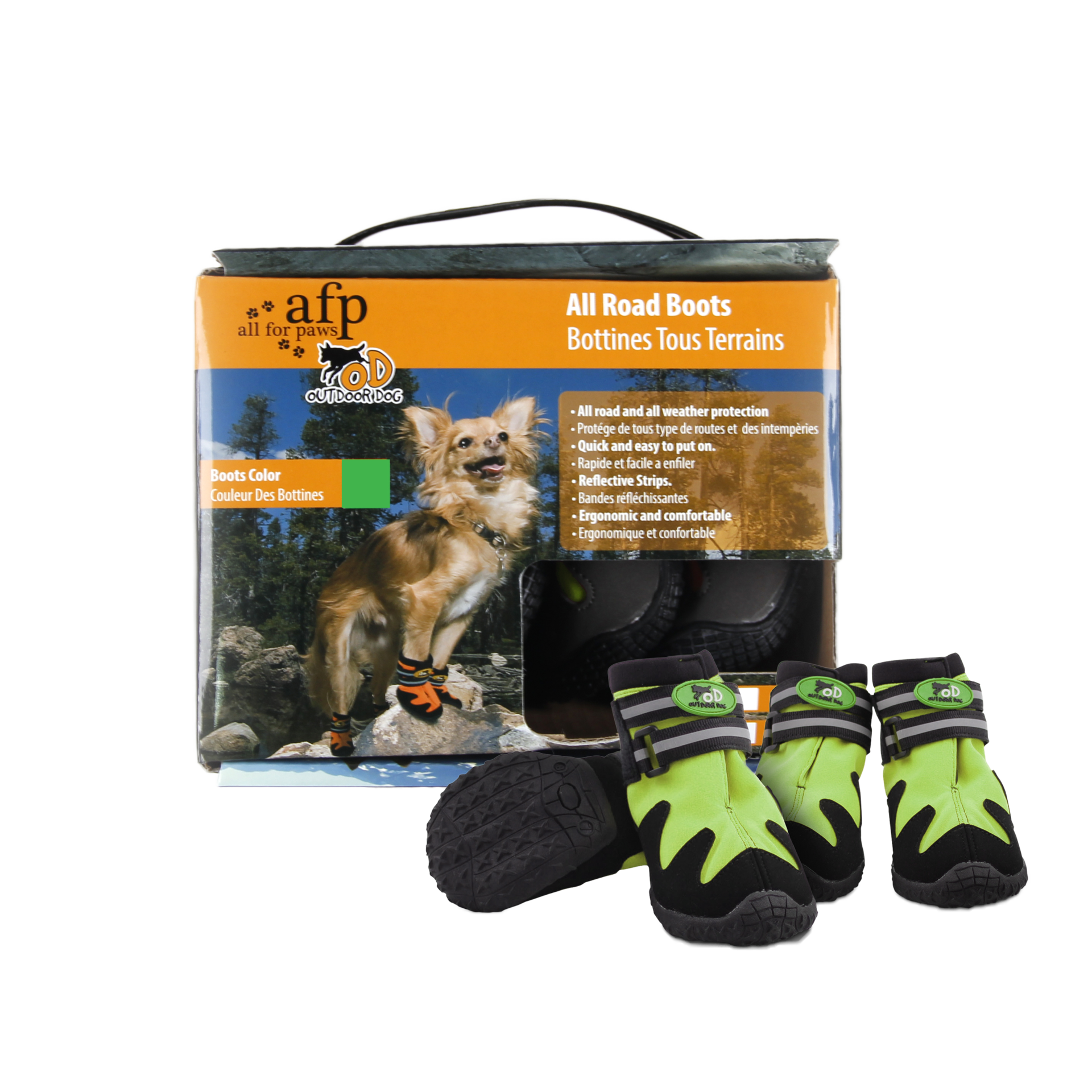 Dog boots with paw pads XS