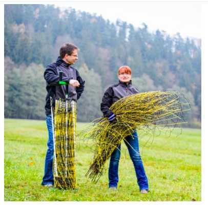 Electric shepherd's reel 3x 125cm without crank