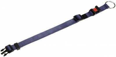 Dog collar ziggi blue 2,5x45 from 65 cm basic collar