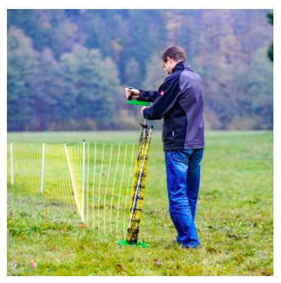 Electric shepherd's reel 3x 125cm without crank