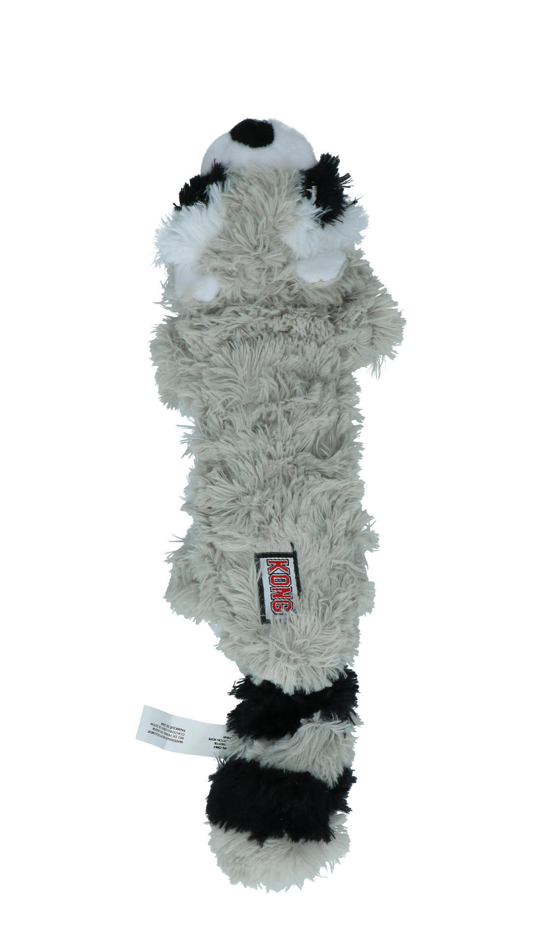 Scrunch raccoon beeper toy with rope inside raccoon S M dog toy