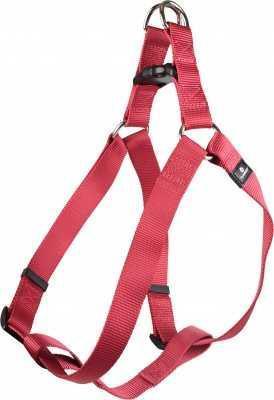 Dog harness ziggi cherry 2,5x60-90 cm Basic tie-brake strap