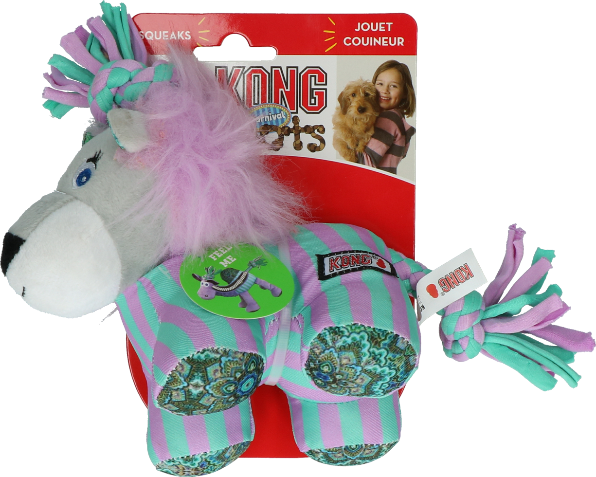 Knots carnival lion in durable material S M dog toy