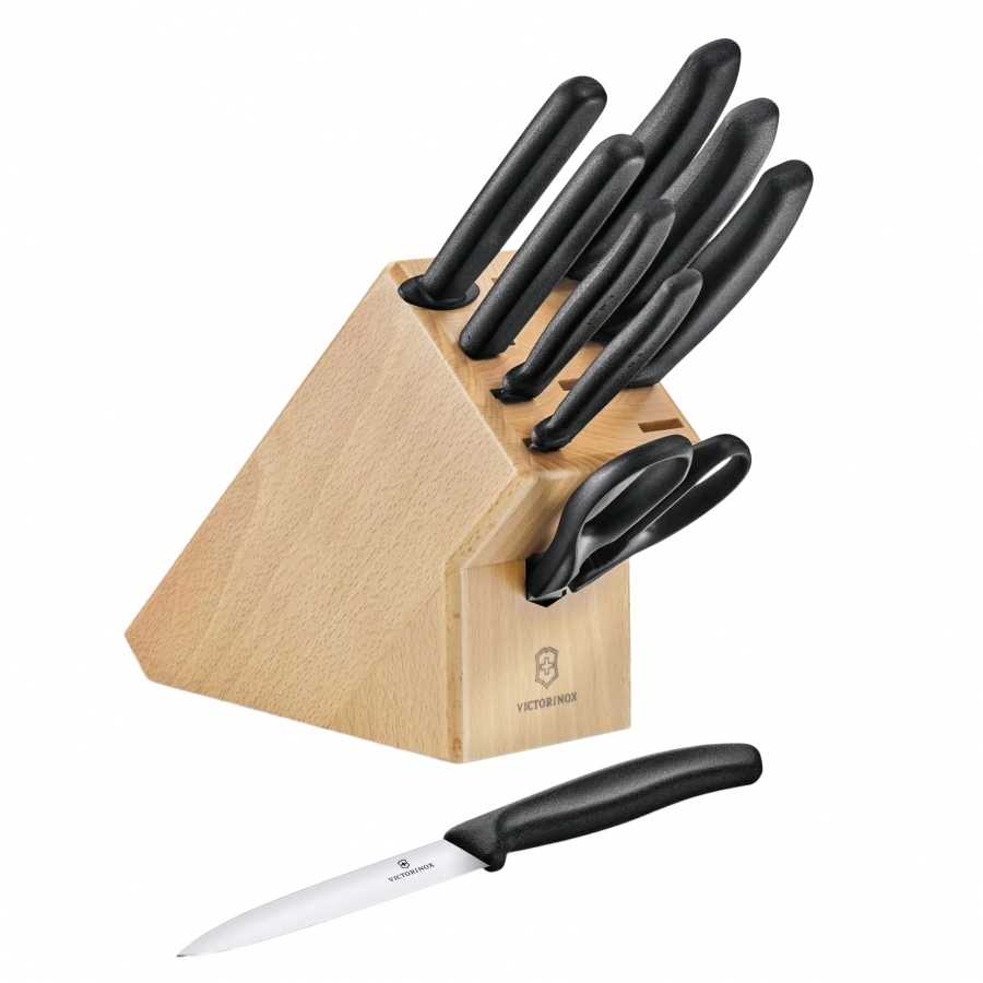Swiss Cl kitchen knife block