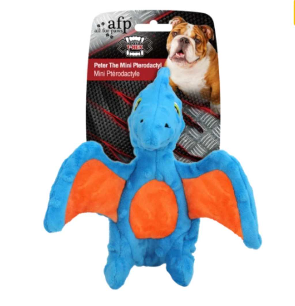 Peter the mini dinosaur  dog toy