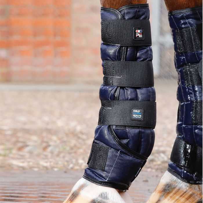 Protective cold water boots for horses