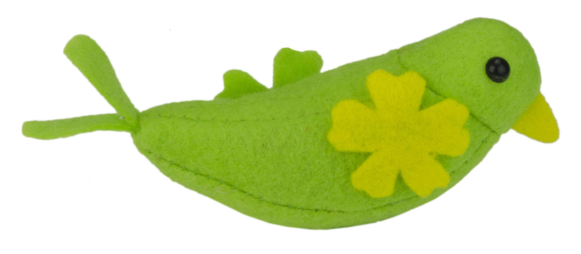 Crazy cat bird with 100% cat root plush cat toy