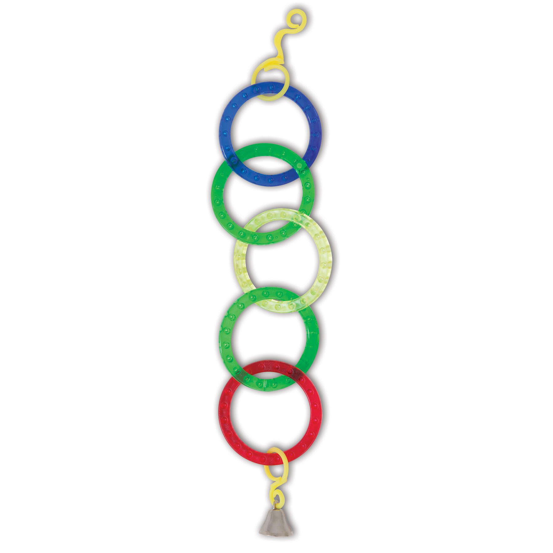 Activitoy Olympia rings bird parrot toy
