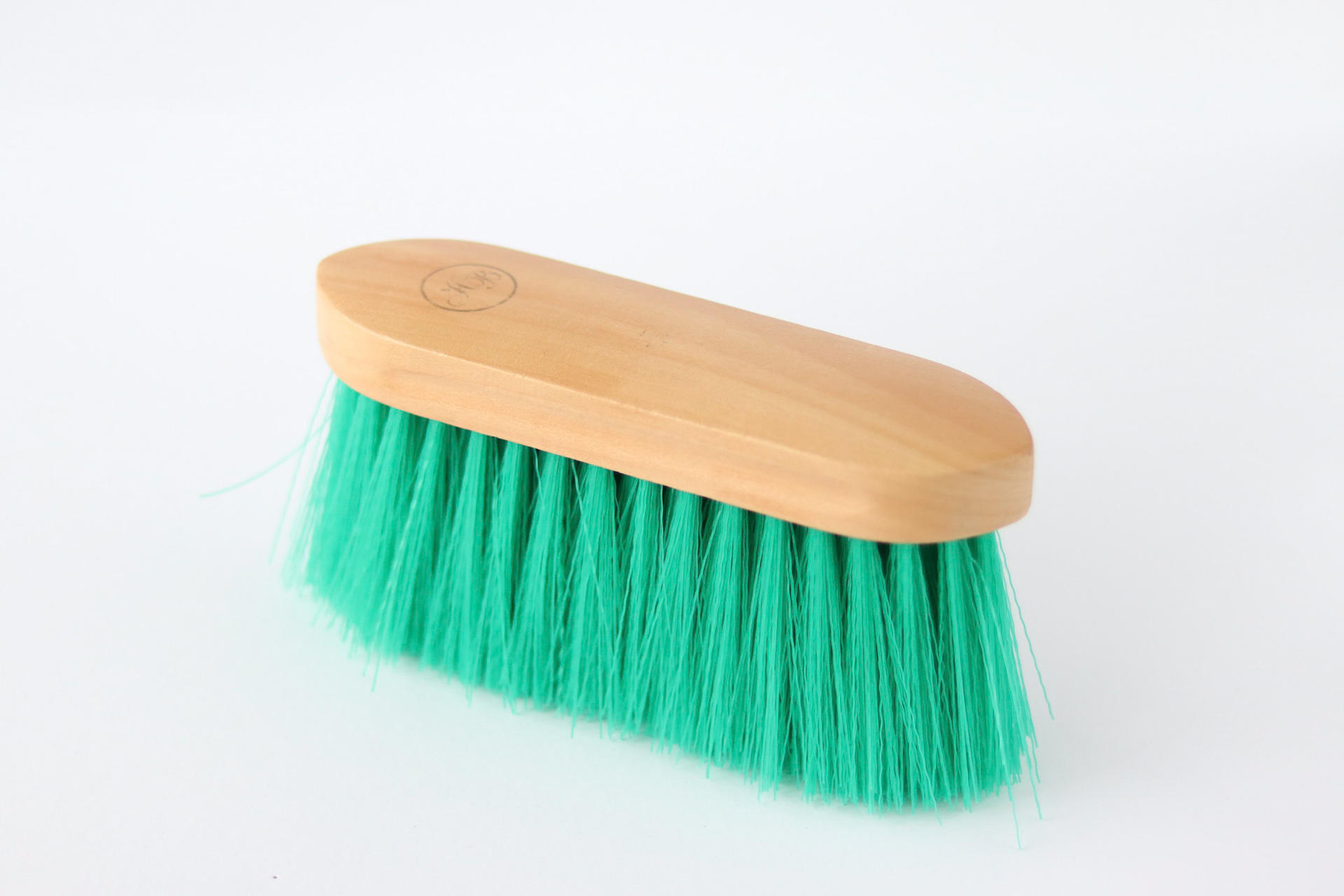 Long bristle brush for horse care
