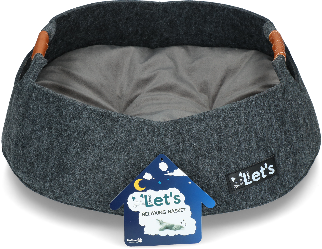 Resting basket cat, anthracite, cat bed