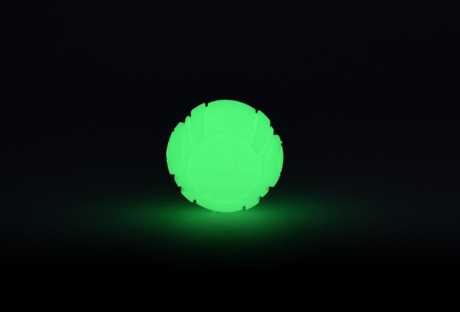 Glow in the dark dog ball