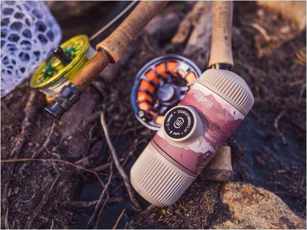 Nanopresso Fall Break travel coffee maker with case