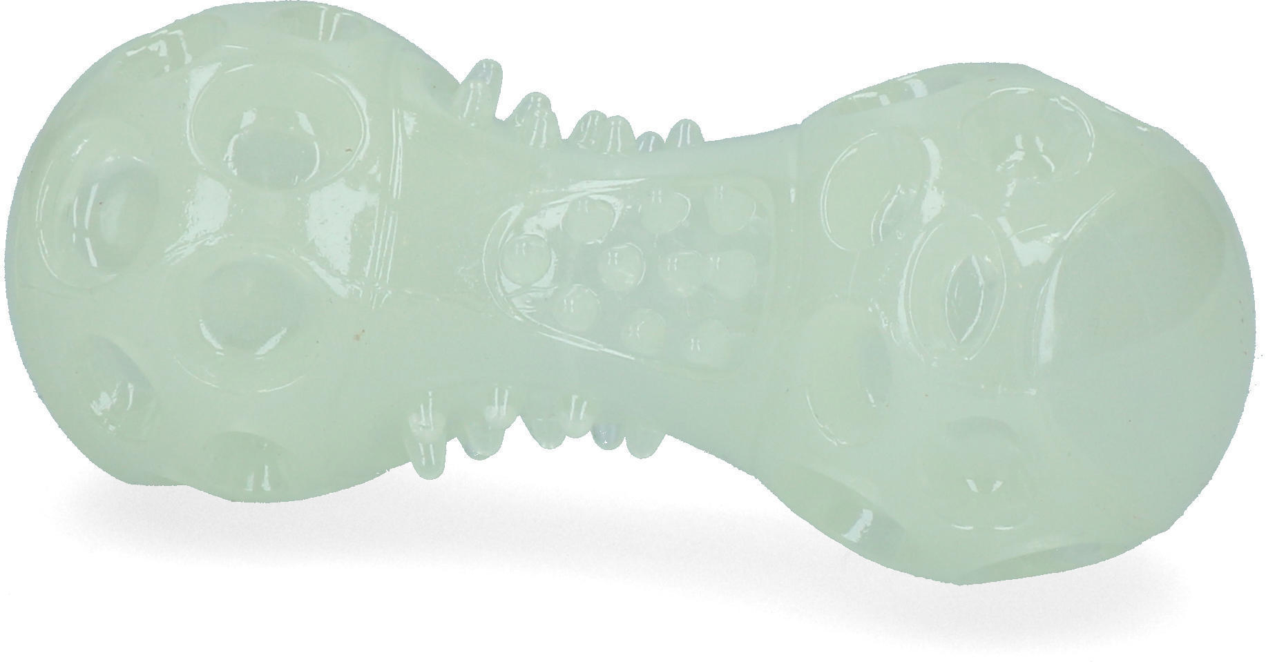 Illuminated bone shaped dog toy