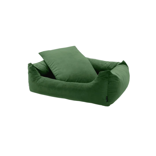 Velour dog bed L