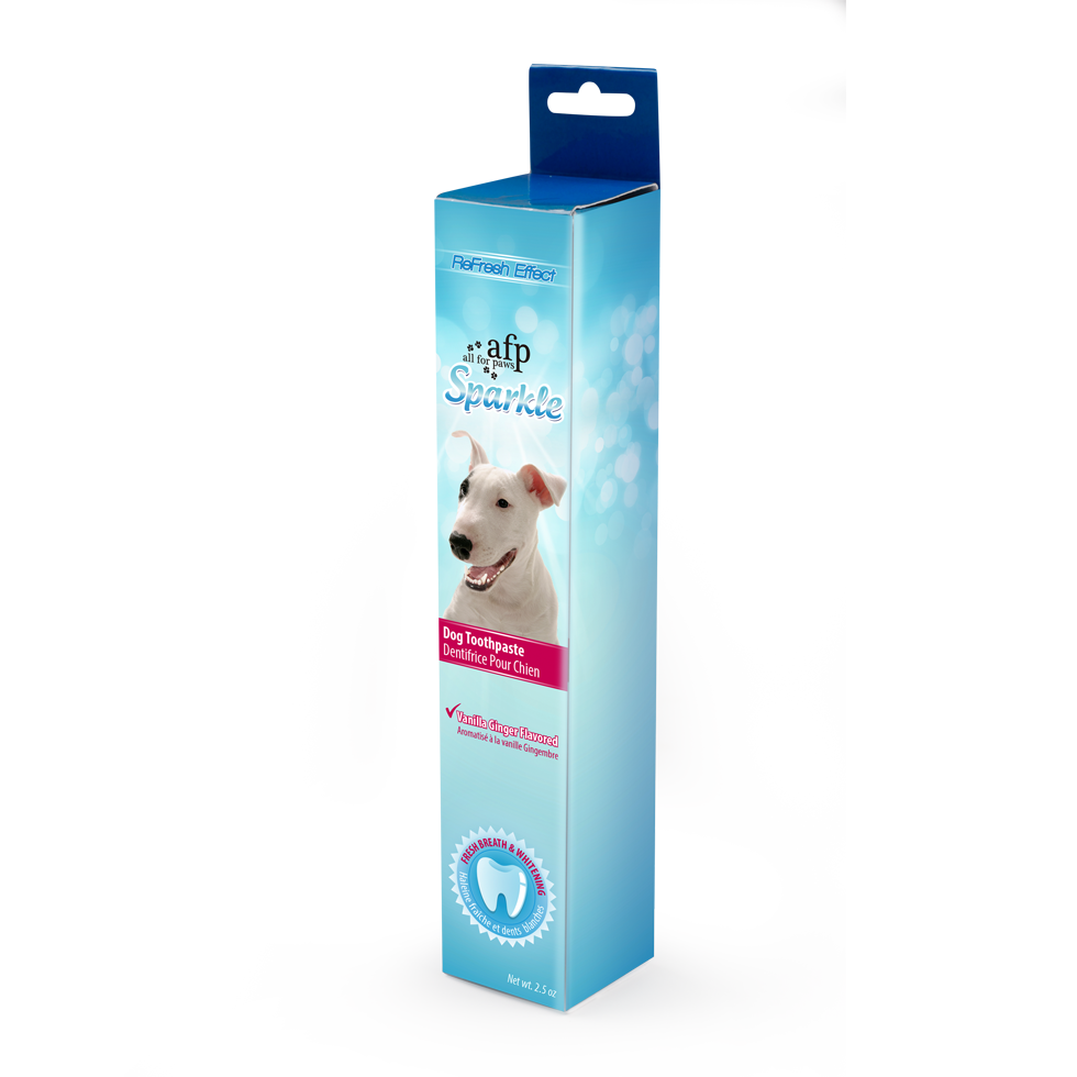 Vanilla toothpaste for dogs