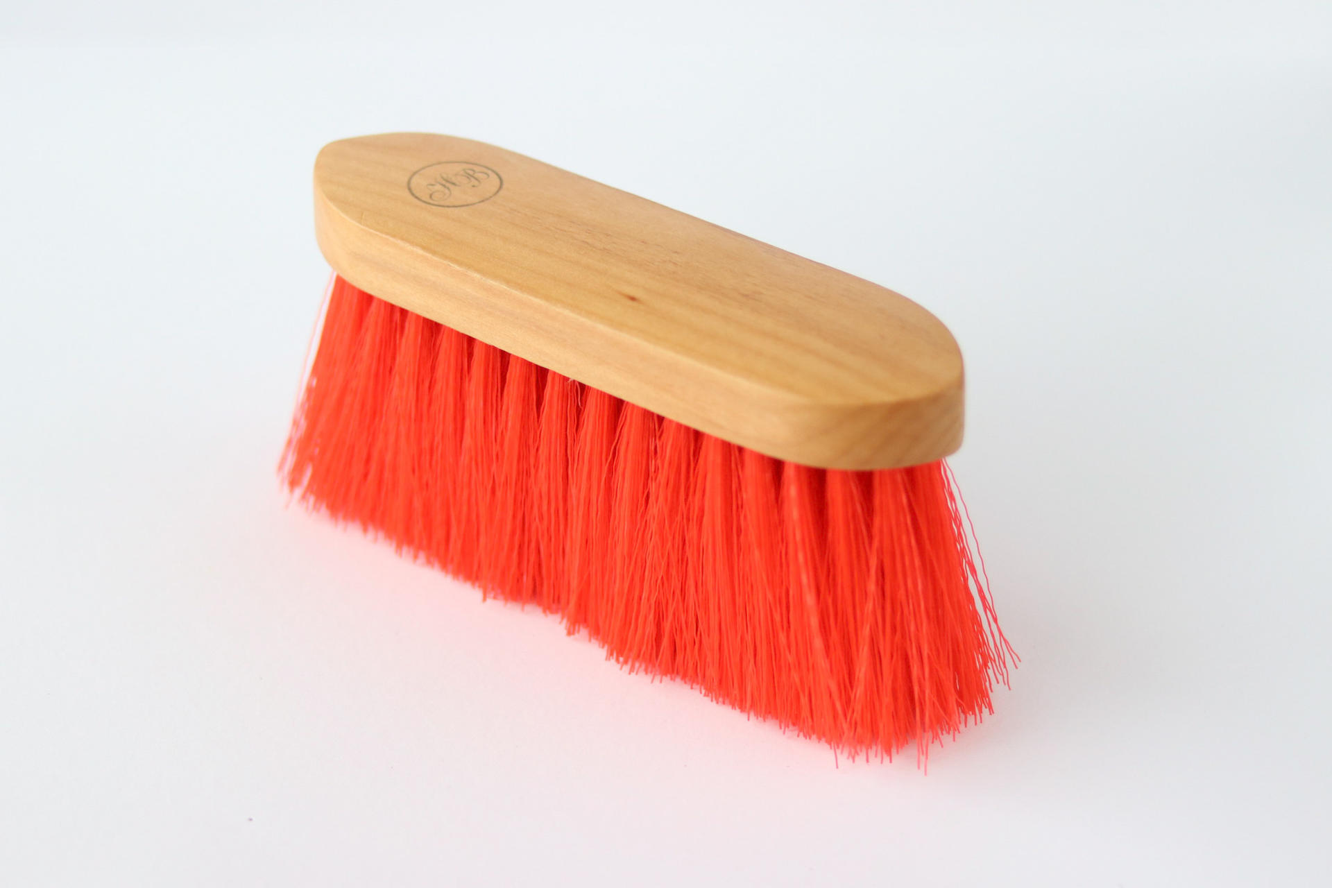 Long bristle brush for horse care
