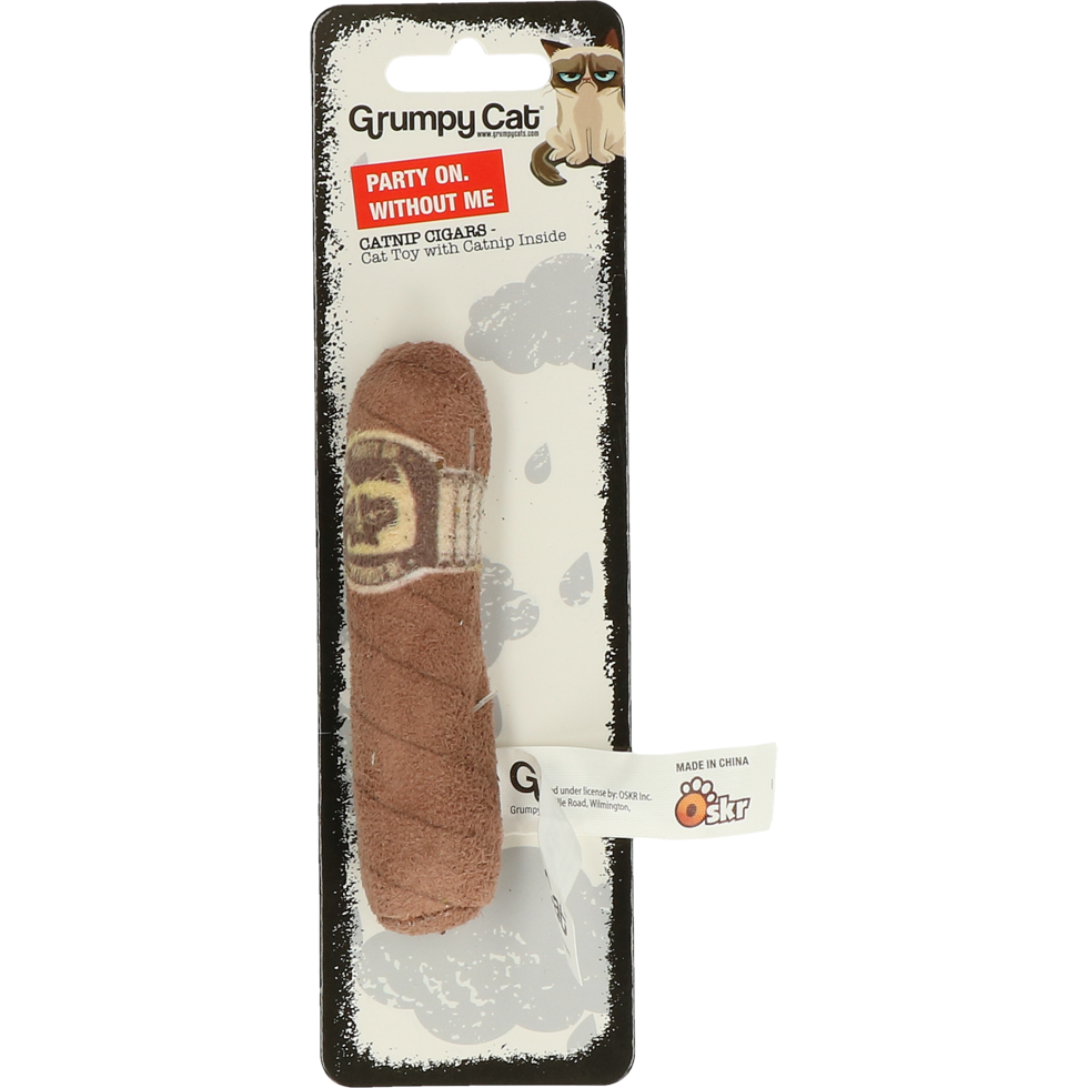 Grumpy cat cat root cigars cat toy