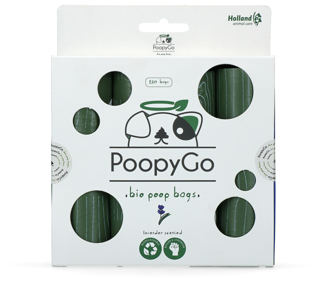 BIO Lavender scented dog litter bag 120 pieces